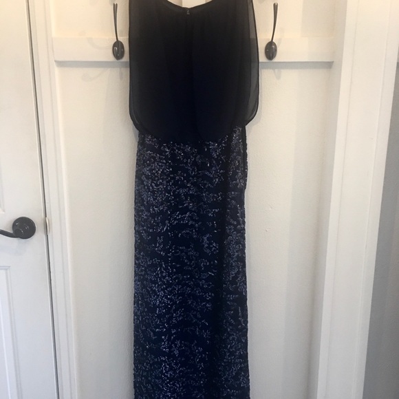Navy blue Aiden Mattox dress Size 2. - Picture 2 of 2